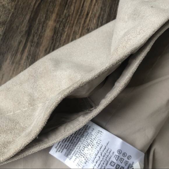 BCBGmaxazria faux suede vest light tan M - Picture 5 of 12